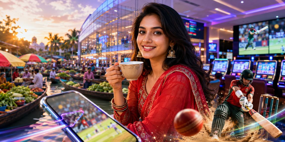 বরিশাল অঞ্চলের তরুণ মোবাইলে ক্রিকেট বেটিং করছেন